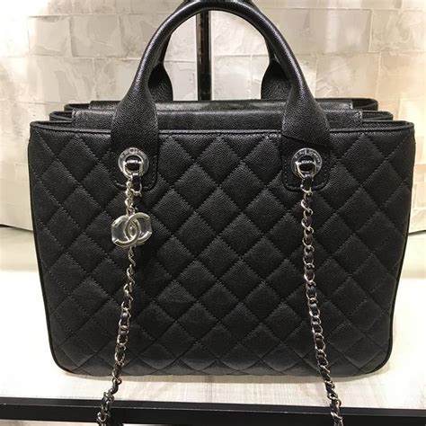 chanel small shopper tote styling tips|Chanel shopping tote price.